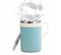 Genérico Tasses à café - en acier inoxydable anti-fuite pour boissons - Tasse à café avec couvercle | Pour bureau, maison, cuisine, bar, cadeau d'anniversaire, Noël