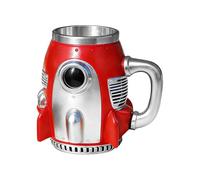 Generico Tasses à café fantastiques - Thème spatial 3D, revêtement isolant en acier inoxydable, gobelets décoratifs ergonomiques et futuristes, récipient créatif de science-fiction | pour gl