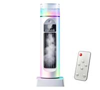 Genérico Tower Fan 34 cm 6 vitesses 110° Oscilllating Bladeless With Humidifier