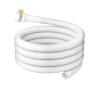 Generico Tuyau d'évacuation pour climatiseur, tuyau d'eau, longueur - Convient pour trou de 2,5 cm avec collier découpable, rallonge pour machine à laver et bureau, restaurant