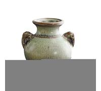 Genérico Vase à double oreille : artisanat floral rétro, floral de table