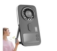 Generico Ventilateur avec brume - 6,4 x 2,2 x 13,1 cm, mini ventilateur de refroidissement portable ultra fin, à piles, portatif, ventilateurs compacts pour la maison, le bureau