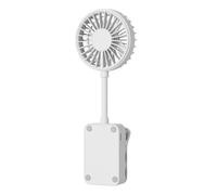 Genérico Ventilateur avec clip - Rechargeable Portable Réglable 3 Vitesses Flux d'Air Fort Ventilateur à Pince pour Tente de Culture, Pour Voiture Camping Magasin Voyage Lit Chambre Bureau