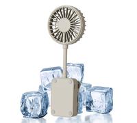 Genérico Ventilateur avec clip - Rechargeable Réglage personnel 3 vitesses Flux d'air silencieux Ventilateur à pince pour voyage, camping, voiture, boutique, lit, chambre, bureau