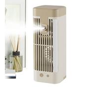 Genérico Ventilateur de brumisation : moteur réglable à 3 vitesses, équipement d'humidification personnel de bureau, refroidisseur d'air avec pulvérisateur d'eau portable, refroidissement Recarg