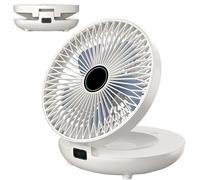 Genérico Ventilateur mural, ventilateur de circulation d'air portable ultra silencieux, accessoire de ventilateur pliable oscillant pour bureaux, chambres, bureau, chambre