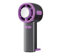 Genérico Ventilateur personnel à main, ventilateur portable avec écran numérique, refroidisseur semi-conducteur haute vitesse rechargeable pour maison, travail, extérieur, plage, voyage, camping