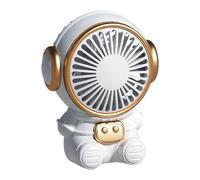 Genérico Ventilateur personnel - Petit refroidisseur d'air style astronaute, ventilateur silencieux USB rechargeable portable pour bureau, , adultes, camping, voyage, plage