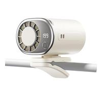 Generico Ventilateur portable avec clip - Débit d'air radial, ventilateur d'habitacle rotatif à 360°, dispositif de refroidissement axial multidirectionnel, ventilation automobile