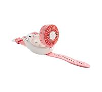 Genérico Ventilateur portable de pliable avec sangle pour le poignet, petits ventilateurs portables en forme d'horloge, pour , , intérieur, maison, école, salle de classe,