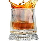Generico Verre à whisky - Verre rotatif pour boissons | Verre rotatif pour vin, verres avec base en mouvement élégant, porte-gobelet rotatif lisse | Pour la fête de C