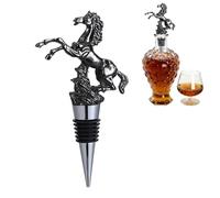 Genérico Verseur de liqueur - Argent/Or Verseurs Bouteille Fournitures Boissons Bar | Verseurs Cheval pour Bouteilles Liqueur, Zinc Métal - Verseur Vin pour Vodka, Whisky, Bar, Cocktail