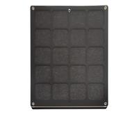 Genérico Vitrine en acrylique pour pins - Design transparent à 20 compartiments, design résistant aux rayures, lisse, rangement des broches émaillées, boutons, broches, bijoux | C