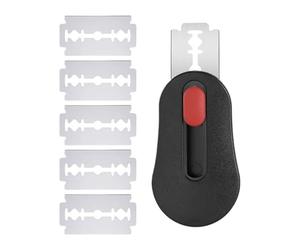 Generico Zoppa Sauerig Cutter à professionnel Outil de coupe pour four Lame en acier inoxydable 7 x 4 cm 15 g avec poignée de traction ergonomique Coupe précise pour , four