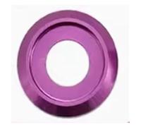 Générique 10 à 50 rondelles en aluminium M2 M2.5 M3 M4 M5 M6 M8, rondelles à tête cylindrique en aluminium colorées for boulons à tête bombée(Purple,M2.5_10PCS)