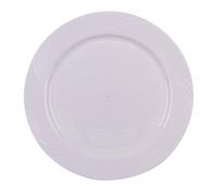 Générique - 10 Assiettes RÉUTILISABLES ET INCASSABLES 22CM Blanc