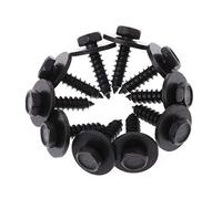 Générique 10 pièces 4, 8x19mm vis autotaraudeuses rondelle 8mm hexagonale pour tête Accessoires de décoration de la Maison Tournevis Outil de réparation Accessoires de Tournevis Ensemble
