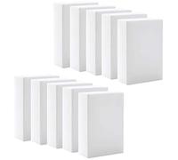 Générique 10 pièces Blanc Gommage éponge Tampon Gomme nettoyant Cuisine torchon éponge Bureau Voiture poussière Nettoyage lingettes aléatoire