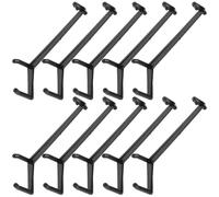 Générique 10 Pièces Écarteur de Branches D’Arbre Fruitier Réglable PE Noir | Clips pour Branches de Plantes, Accessoires de Jardin, pour Plant et Fruit Trees, Évite les Enchevêtrements