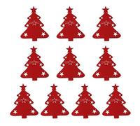Générique 10 pièces / ensemble porte-couverts en forme d ' arbre de noël couteau festif fourchette organisateur pochettes décor de Table pour les repas de vacances Snowflake Cutlery Pouches