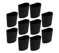 Générique 10 Pièces Panier de Rangement Suspendu en Plastique, Conteneur Suspendu, Noir, pour Chariot, Organisation, Porte-gobelet, Professionnels des Salons