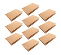 Générique 10 Pièces Pochette pour Documents en Papier Kraft, Pochette Document A4 à 1 Poche, Grosse Capacité, Accès Rapide, pour Papiers Importants et École