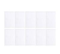 Générique 10 Pièces Pochettes Adhésives en Pvc pour Documents et Badges, Porte-cartes Confortable et Haute Adaptabilité, pour Pare-brise de Voiture ou Panneaux D'affichage