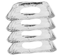Générique 10 Pièces Tapis Résistant À L'Huile De Cuisinière À Gaz Couvertures De Cuisinière À Gaz Pour ère Couvertures De ère À Protecteurs De Doublure Carrée e