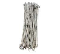 Générique 100 Clips pour Clôture en Grillage, Outil de Fixation Pratique, Lattes de Clôture pour Chien en Acier Inoxydable, Clips à Crochet, 28cm