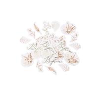 Générique - 100 CONFETTIS CARTON BAPTÊME PAMPA COTON 3-6CM