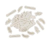 Générique - 100 CONFETTIS CARTON COMMUNION 3.5-5CM LIN