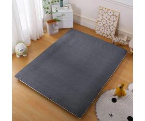 Générique 100% Coton Housse De Matelas pour Japonais Matelas Futon,Housse De Protection Couvercle Anti-poussière pour Traditionnel Sol Matelas Futon,avec Double Fermeture éclair,T,135x190cm/53x75