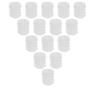 Générique 100pcs Bouchons en Plastique Robustes pour Portes D'armoires, Inserts Filetés 4x10mm Résistants à L'usure, pour Réparation de Charnières de Meubles