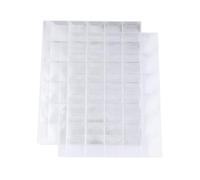 Générique 10pcs Feuilles D'album pour Pièces de Monnaie 30 Pochettes en PVC Blanc, Porte-Monnaie Pratique pour Collection de Timbres et Monnaies