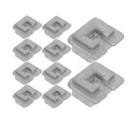 Générique 10pièces Manchons Œillets Alliage Aluminium pour Tête Coupe-bordure Accessoires Détachés pour Débroussailleuse Compatible Multi- Maintien Sécurisé