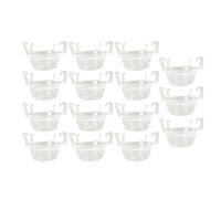 Générique 15 Plateaux pour Pots de Fleurs avec Crochet de pour Rebord de Fenêtre, Plateaux pour Plantes, Soucoupes et Bac de Récupération, 10 Pouces
