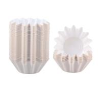 Générique 150 Caissettes à Cupcakes en Papier Pet Blanc, Jetables et Anti-graisse, pour Fêtes D'anniversaire et Camping en Famille, Lot de 150 Pièces