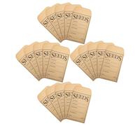 Générique 150 Pièces Enveloppes Kraft Auto-adhésives pour Semences Sachets de Stockage pour Fleurs et Légumes Surface Écrivable et Fermeture Sécurisée pour Jardinage et École