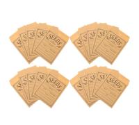 Générique 150 Pièces Paquet D'enveloppes en Papier Kraft pour Semences de Fleurs Surface Texturée Écrivable, Protection Contre L'humidité, pour Jardiniers Amateurs