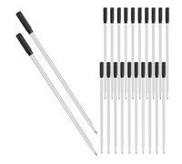 Générique 150 Pièces Recharge D'encre pour Stylo à Bille Noir 1mm, | Remplacement Rapide, Écriture Fluide, Compatible avec Stylos à Bouton-poussoir et Bille, Lot Pratique pour Bureau
