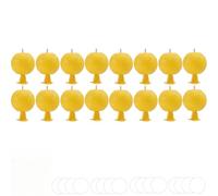 Générique 16 Pieces Boules de pièges à Mouches, Receveur Mouches collantes imperméables avec Attractif pour Une Utilisation extérieure intérieure dans Le Jardin, Le verger, Le marché, Le p
