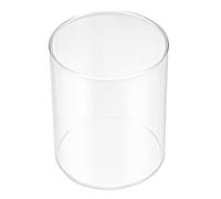 Générique 1pièce Bol Verre Transparent Cylindrique Creux Double Face Vaisselle Créative pour Salade et Fruits Usage Polyvalent Restaurant et Cuisine Familiale Design Unique et Finition
