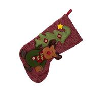 Générique 2 Bas de Vacances spacieux avec Boucle de Suspension renforcée, Chaussette en Tissu réutilisable, Installation, Stockage de décoration de Noël, matériaux Robustes, décoration de Noël,