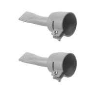 Générique 2 Pièces Buse Plate pour Soudure à Air Chaud, Acier | Embout Plat et Étroit, Bords Lisses, pour Plaques PVC et Vitrines Acryliques, Montage et Maintenance