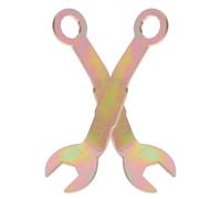 Générique 2 Pièces Clé à Ouvrir Porte Coulissante 3/8 Pouces | Outil de Réglage de Porte, Réparation et Alignement, pour Fenêtre et Porte Coulissante, Fer, Doré