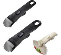 Générique 2 Pièces Poignée Amovible Mastrads - Remplacement Antidérapant Poignée Pour Casseroles Et Poêles, Poignee Détachable Pour Casserole Résistante À La Chaleur (250°C), Supporte 10kg
