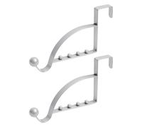 Générique 2 pièces sur la porte crochets cintre robustes crochets de voiturier montés organisateurs de rangement suspendus pour vêtements manteaux serviettes chapeaux organisateurs de rangement multi