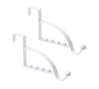 Générique 2 pièces sur la porte crochets cintre robustes crochets de voiturier montés organisateurs de rangement suspendus pour vêtements manteaux serviettes chapeaux organisateurs de rangement multi