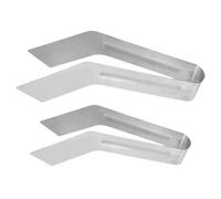 Générique 2 Pièces Transplanting Tools Set Acier Inoxydable Pinces de Jardinage Ergonomiques pour Semis Bonsai et Terrarium Protection des Racines et Manipulation Précise