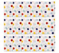 Générique 20 Feuilles Serviettes de Table Décoratives en Papier à Imprimé Délicat Points Colorés, Souples et Portables, pour Fête D'été et Décoration Anniversaire